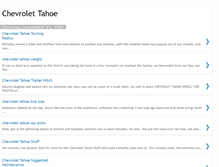 Tablet Screenshot of o3-chevrolettahoe.blogspot.com