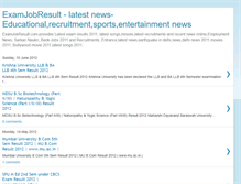 Tablet Screenshot of examjobresult.blogspot.com