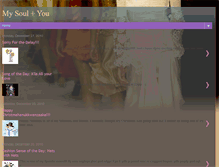 Tablet Screenshot of mysoulplusyou.blogspot.com