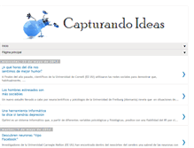 Tablet Screenshot of capturando-ideas.blogspot.com