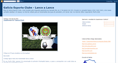 Desktop Screenshot of galiciaesporteclube.blogspot.com