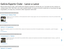 Tablet Screenshot of galiciaesporteclube.blogspot.com