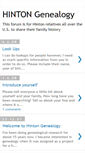 Mobile Screenshot of hintongenealogy.blogspot.com