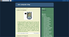 Desktop Screenshot of newcomputershop.blogspot.com