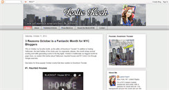 Desktop Screenshot of lesliekochtravel.blogspot.com