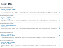 Tablet Screenshot of glassescare.blogspot.com