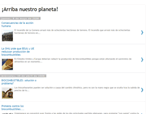 Tablet Screenshot of ecologiapornuestroplaneta.blogspot.com