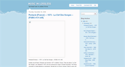 Desktop Screenshot of losslessarchiv.blogspot.com