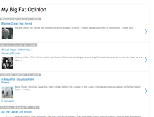 Tablet Screenshot of mybigfatopinion.blogspot.com