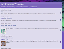 Tablet Screenshot of daydreamerswelcome.blogspot.com