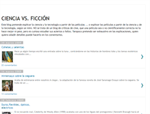 Tablet Screenshot of cienciavsficcion.blogspot.com