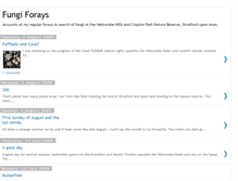 Tablet Screenshot of fungiforays.blogspot.com