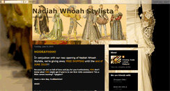 Desktop Screenshot of nadiahwhoahstylista.blogspot.com