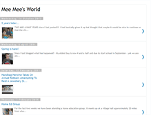 Tablet Screenshot of meemeesworld09.blogspot.com