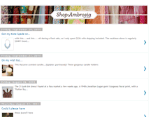 Tablet Screenshot of ambrosiasmusings.blogspot.com