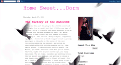 Desktop Screenshot of homesweetdorm.blogspot.com