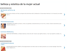 Tablet Screenshot of belleza-estetica.blogspot.com