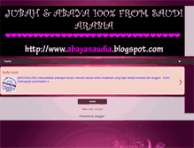 Tablet Screenshot of abayasaudia.blogspot.com