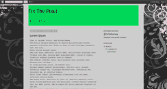 Desktop Screenshot of fixthepixel.blogspot.com
