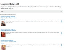 Tablet Screenshot of lingeriebabes-4u.blogspot.com