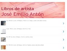 Tablet Screenshot of librosdeartista-anton.blogspot.com