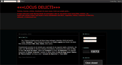 Desktop Screenshot of locusdelictis.blogspot.com