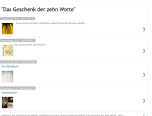 Tablet Screenshot of dasgeschenkderzehnworte.blogspot.com