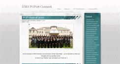 Desktop Screenshot of iims-pgp08-connect.blogspot.com