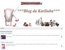 Tablet Screenshot of karlinha-cavalcante.blogspot.com