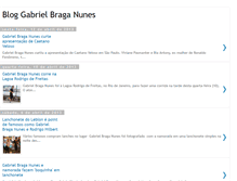 Tablet Screenshot of dedicadoagabrielbraganunes.blogspot.com
