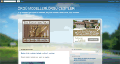 Desktop Screenshot of orgumodeleri.blogspot.com