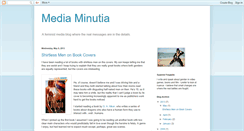 Desktop Screenshot of mediaminutia.blogspot.com