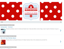 Tablet Screenshot of blondedesign.blogspot.com