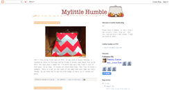 Desktop Screenshot of mylittlehumble.blogspot.com
