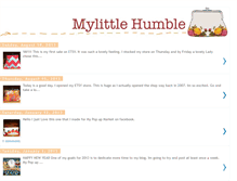 Tablet Screenshot of mylittlehumble.blogspot.com