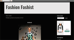 Desktop Screenshot of fashionfashist.blogspot.com