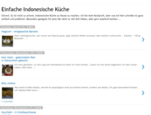 Tablet Screenshot of einfacheindokueche.blogspot.com