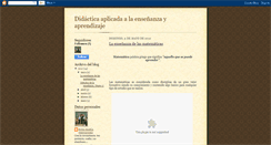Desktop Screenshot of didacticadelaciencianatural.blogspot.com