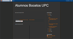 Desktop Screenshot of bocetosupc-vera.blogspot.com