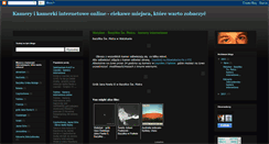 Desktop Screenshot of kameryinternetowe.blogspot.com