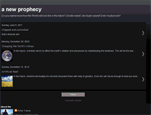 Tablet Screenshot of anewprophecy.blogspot.com