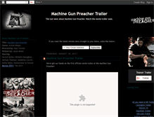 Tablet Screenshot of machine-gun-preacher-movie-trailer.blogspot.com