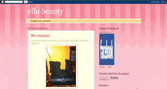 Desktop Screenshot of ella-ellabeauty.blogspot.com