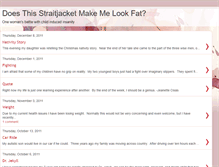 Tablet Screenshot of doesthisstraitjacketmakemelookfat.blogspot.com