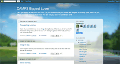 Desktop Screenshot of campsbiggestloser.blogspot.com