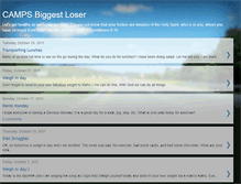 Tablet Screenshot of campsbiggestloser.blogspot.com