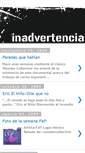 Mobile Screenshot of inadvertencia.blogspot.com