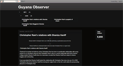Desktop Screenshot of guyanaobservernews.blogspot.com