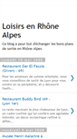 Mobile Screenshot of loisirsenrhonealpes.blogspot.com