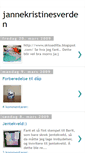 Mobile Screenshot of jannekristinesverden.blogspot.com